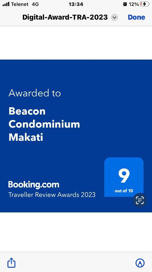 Beacon Makati Condo Free Pool Access Free Wifi 100Mbps & Free Netflix Manila Bagian luar foto